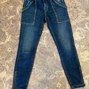 Joie Denim Park Skinny Ankle Zip jeans